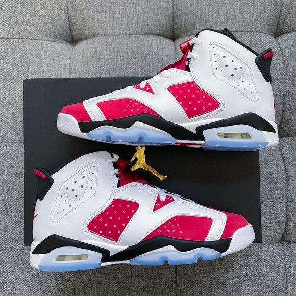 ❤️🤍 Nike air Jordan 6 retro carmine shoes - Picture 2 of 4